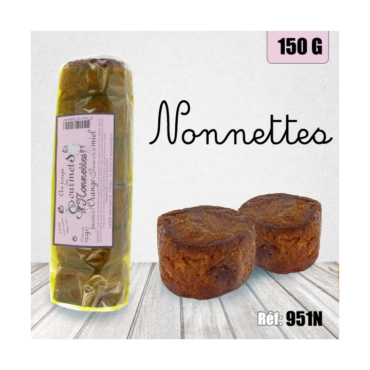 ATDG NONNETTES X 6 FOURREES A L'ORANGE 150 G