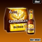 GRIMBERGEN VERRE BLONDE 25cl pack de 6