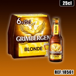 GRIMBERGEN VERRE BLONDE 25cl pack de 6