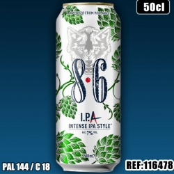86 BLONDE IPA 7% 50cl Canette