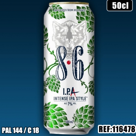 86 BLONDE IPA 7% 50cl Canette