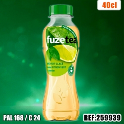 FUZETEA MENTHE CITRON VERT 40CL PET dont taxe sucre 0.0182€ht