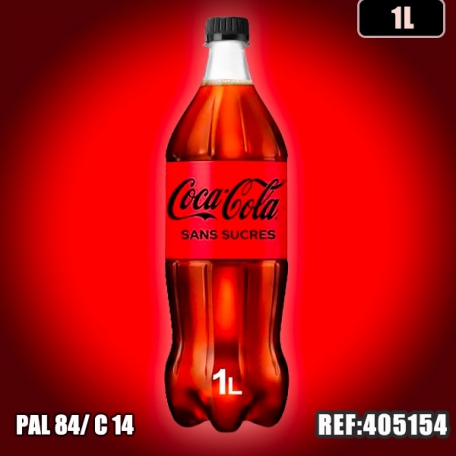 COCA COLA SANS SUCRE 1L PET 