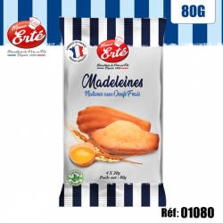 ERTE MADELEINES NATURE x 4 80G