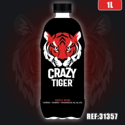 CRAZY TIGER 1L PET dont taxe sucre 0.075€ht
