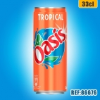 OASIS TROPICAL 33cl SLIM dont taxe sucre 0,069