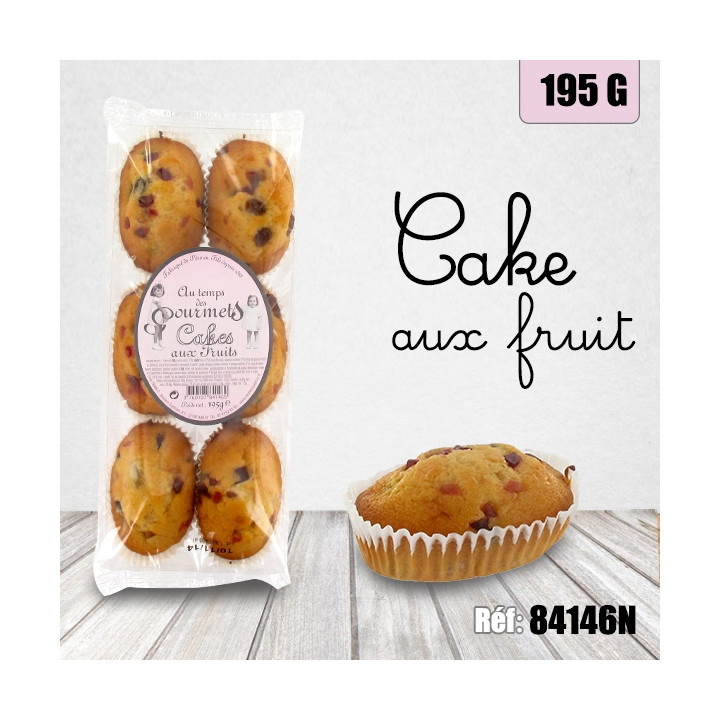 ATDG CAKE AUX FRUITS x 6 195 G