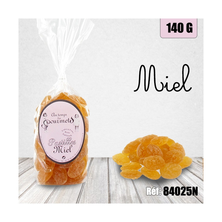 ATDG PASTILLE MIEL 5 %  140 G
